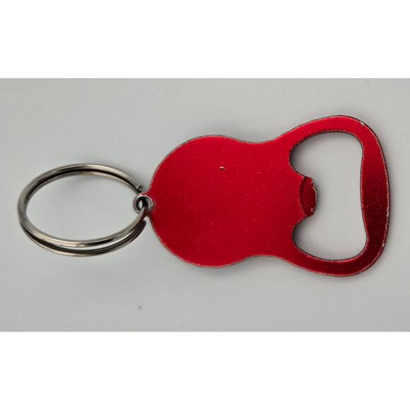 Chicago Bulls Metal Bottle Opener Keychain - Picture 4 of 5